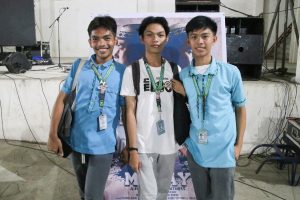 (From left) Angelo De-Asser, Cleff Joshua Dequina, and Edelberto Bahala, students from Kapatagan National High School, shared their inspiration from the biopic of Mayor Marcos Mamay and highlighted the impact of his story on their own dreams and aspirations. (Photo: ADD/PIA-10/Lanao del Norte)