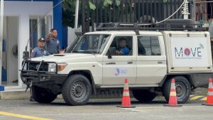 The Government Emergency Communications System - Mobile Operations Vehicle For Emergency (GECS-MOVE) of the Department of Information and Communications Technology 8. (Photo by PIA Eastern Visayas)