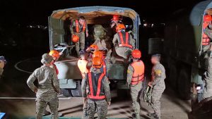 The Army’s 8th Infantry "Stormtroopers" Division on Wednesday, October 23, deployed 23 personnel for Humanitarian Assistance and Disaster Response (HADR) operations in Bicol Province as part of their search and rescue mission. (DPAO/8ID)