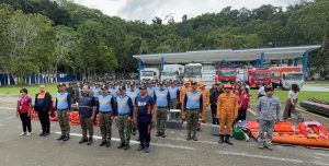 The Regional Disaster Risk Reduction and Management Council in Eastern Visayas led the send-off of the inter-agency response team who will provide aid to the victims of Severe Tropical Storm in the Bicol region. (Photo by PIA Eastern Visayas)