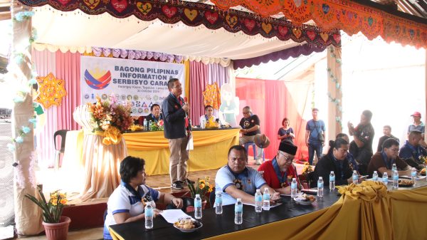 Philippine Information Agency-10 Regional Head Franklin Gumapon emphasized the importance of conducting the Info-Serbisyo Caravan, highlighting its role in bringing essential government services closer to the community. (Photo: ADD/PIA-10/Lanao del Norte)