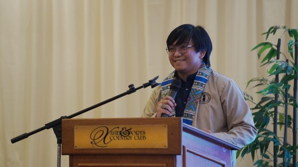 Philippine Information Agency Assistant Director-General for Legal Affairs and Special Concerns and lawyer Allan Vincent Lorenzo keynoted the Bagong Pilipinas Barangay Information Officers Network Assembly in Cagayan de Oro City, which gathered more than 400 participants from Misamis Oriental and Cagayan de City. (Photo: DCC/PIA-10)