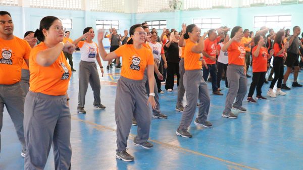 As an annual activity, the 4th Infantry Division led a zumba session to kick off the 18-Day Campaign to End VAW on November 25. (Photo: ZRD/PIA-10)