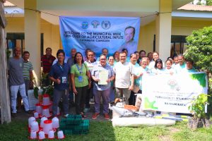 Department of Agriculture-10 led by Regional Executive Director Jose Apollo Pacamalan poured out agricultural interventions to Catarman town. (Photo courtesy of DA-10)