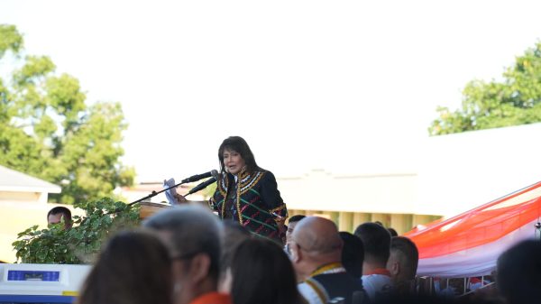 Sen. Imee Marcos expressed her gratitude for being part of the festivities and highlighted the significance of the occasion and praised the province’s progress and growth, acknowledging the collective efforts of local officials, communities, and especially the Subanen indigenous peoples. (Photo courtesy of PGMO)