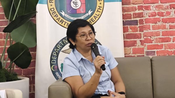 Ma. Dolores Mercado of the Department of Health Center for Health Development Northern Mindanao shared the importance of family support for persons who use drugs in their recovery period during Talakayan sa PIA: Konsultayo Series, media forum at SM City CDO Uptown. (Photo: MBA/PIA-10)