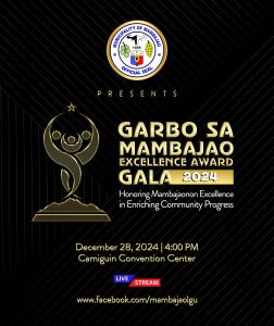The local government of Mambajao will hold the first Garbo sa Mambajao Excellence Award gala on December 28 at the Camiguin Convention Center. (Photo courtesy of LGU Mambajao)