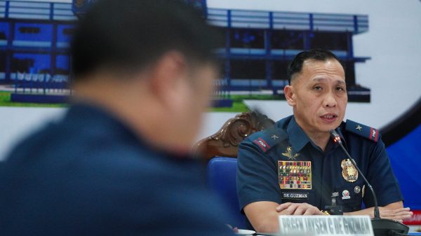 The Regional Director of the Philippine National Police-Police Regional Office-10, PBGen. Jaysen Carpio de Guzman, urges the police officers to remain steadfast in performing their duties to better connect with the communities they serve on December 23 at Camp Alagar, Cagayan de Oro City. (Photo: DCC/PIA-10)