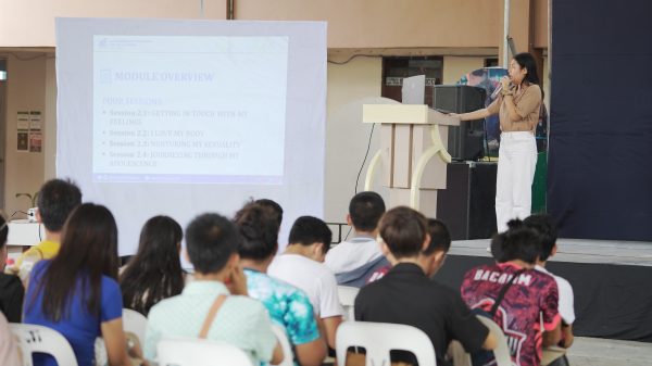 Ivy Gayle L. Oliverio, CapDev/field coordinator of the Commission on Population and Development-10, discussed adolescent health and development. She encouraged the youth, during the Philippine Information Agency-10's Bagong Pilipinas Youth Forum on November 29, not to compare themselves to others, as this may lead to unhealthy coping mechanisms and severe depression. (Photo: DCC/PIA-10)