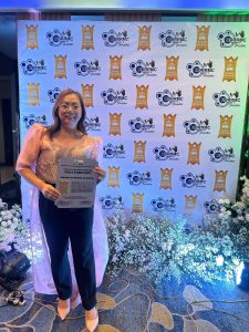 Misamis Occidental Vice Gov. Rowena Gutierrez was awarded the Gawad Kalasag Seal of Excellence during the 24th Gawad Kalasag Awards held in Cagayan de Oro City. (Photo courtesy of PGMO)