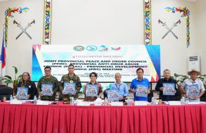 The Joint Provincial Peace and Order Council, Provincial Anti-Drug Abuse Council, and Provincial Development Council meeting launched The Harmonization Journey to Success, a coffee table book showcasing inter-agency collaborations towards peace and order in Lanao del Norte. (Photo courtesy of PIO Lanao del Norte)