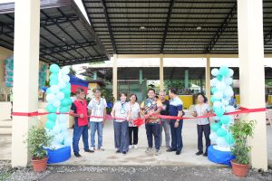 The Provincial School Board of Lanao del Norte turned over newly completed multi-purpose building projects to a school in the province. (Photo courtesy of PIO Lanao del Norte)